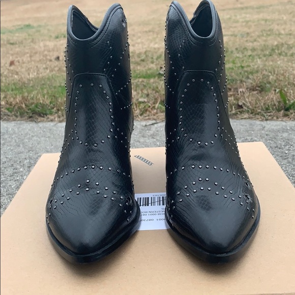 Free People x Farylrobin Black Vegan Western Boot - Picture 3 of 8